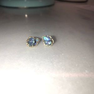 Kendra Scott Tessa Abalone Gold Studs